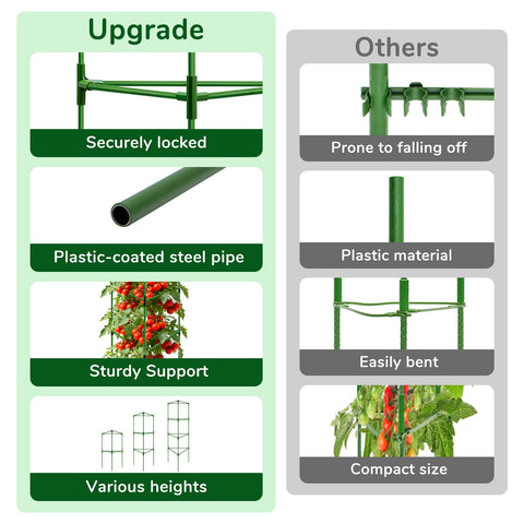 ZeeDix adjustable height up to 65 inches suits different plant sizes.