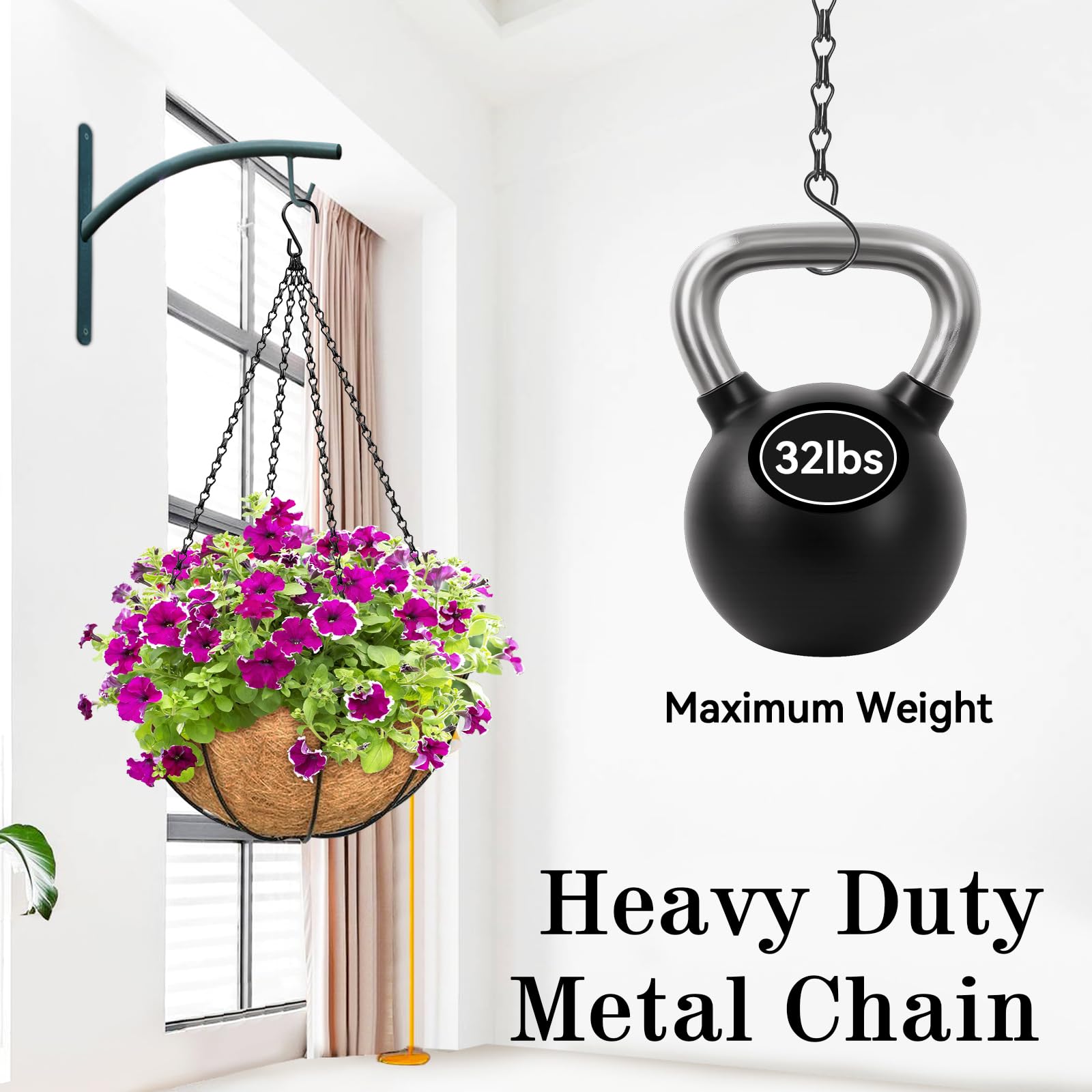 ZeeDix rust-resistant coating ensures long-lasting garden hanger