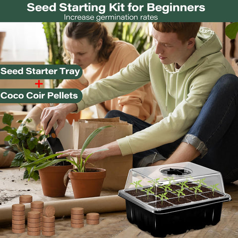 ZeeDix base tray provides a leak-proof, clean setup for plant starts.