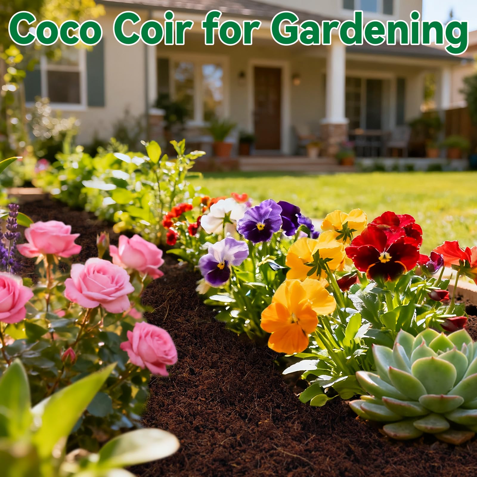 ZeeDix coco coir brick moisture retention supports longer watering intervals