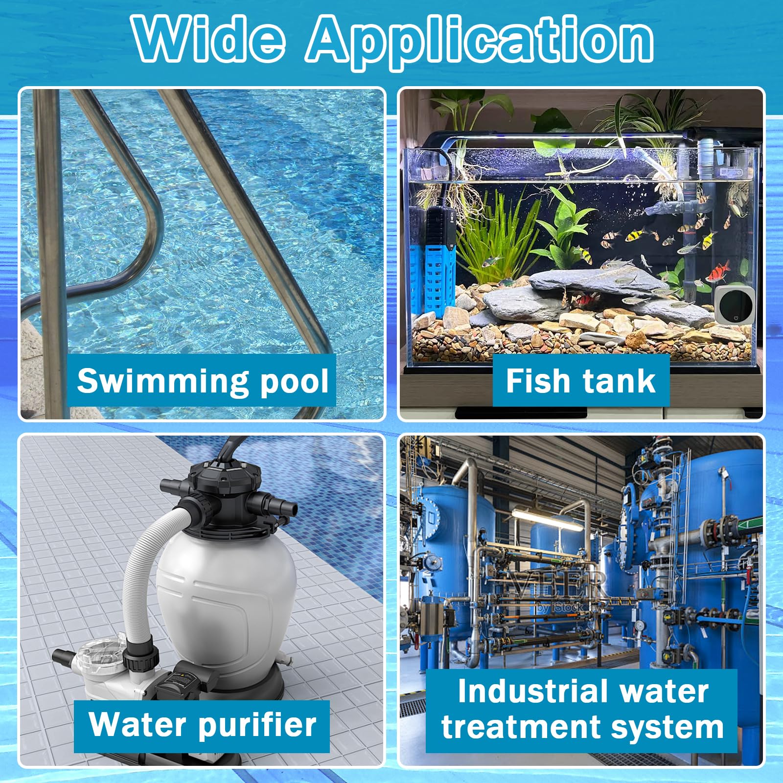 Easy maintenance with ZeeDix filter balls for less frequent backwashing.