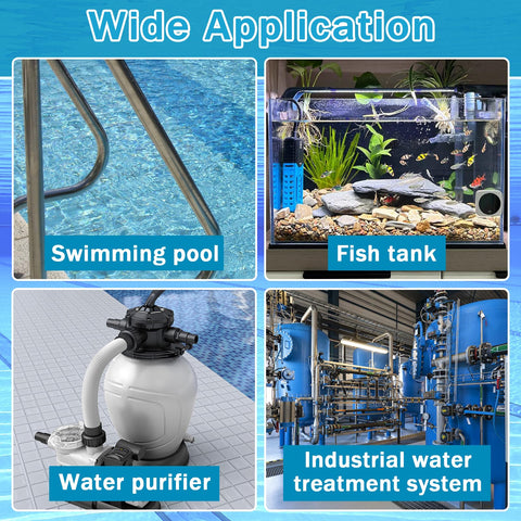 Easy maintenance with ZeeDix filter balls for less frequent backwashing.