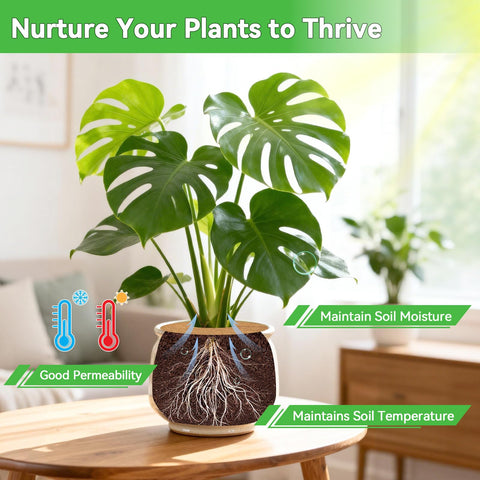 ZeeDix rings work indoors and outdoors with pots and garden beds