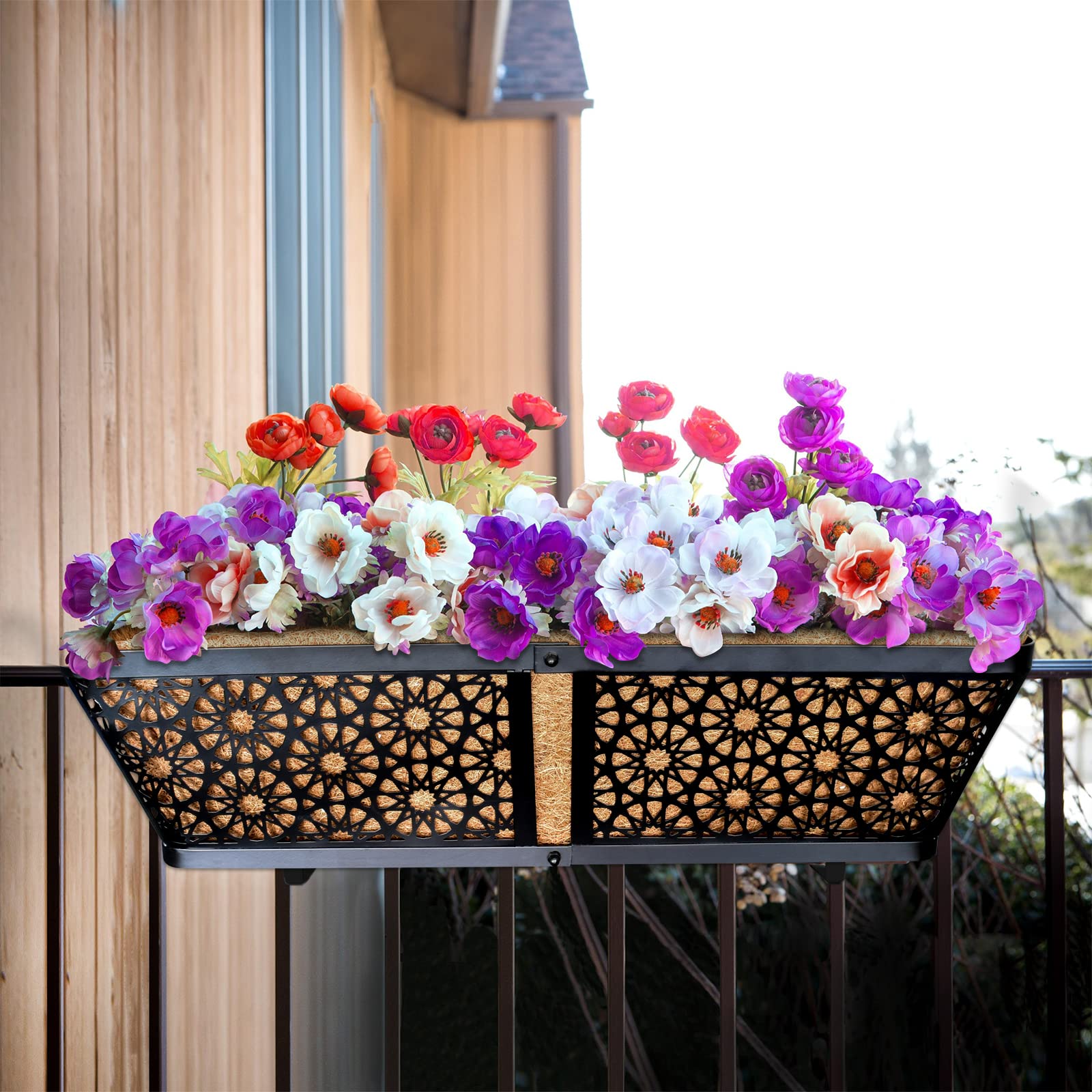 ZeeDix indoor outdoor use shown on balcony or window edge.