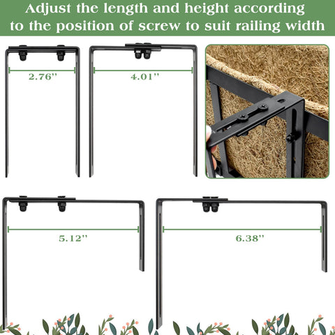 ZeeDix large capacity rail planter holding a mix of blooms.