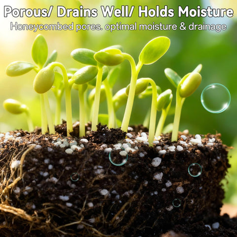 ZeeDix Perlite in potting mix improves aeration and drainage for healthier roots.