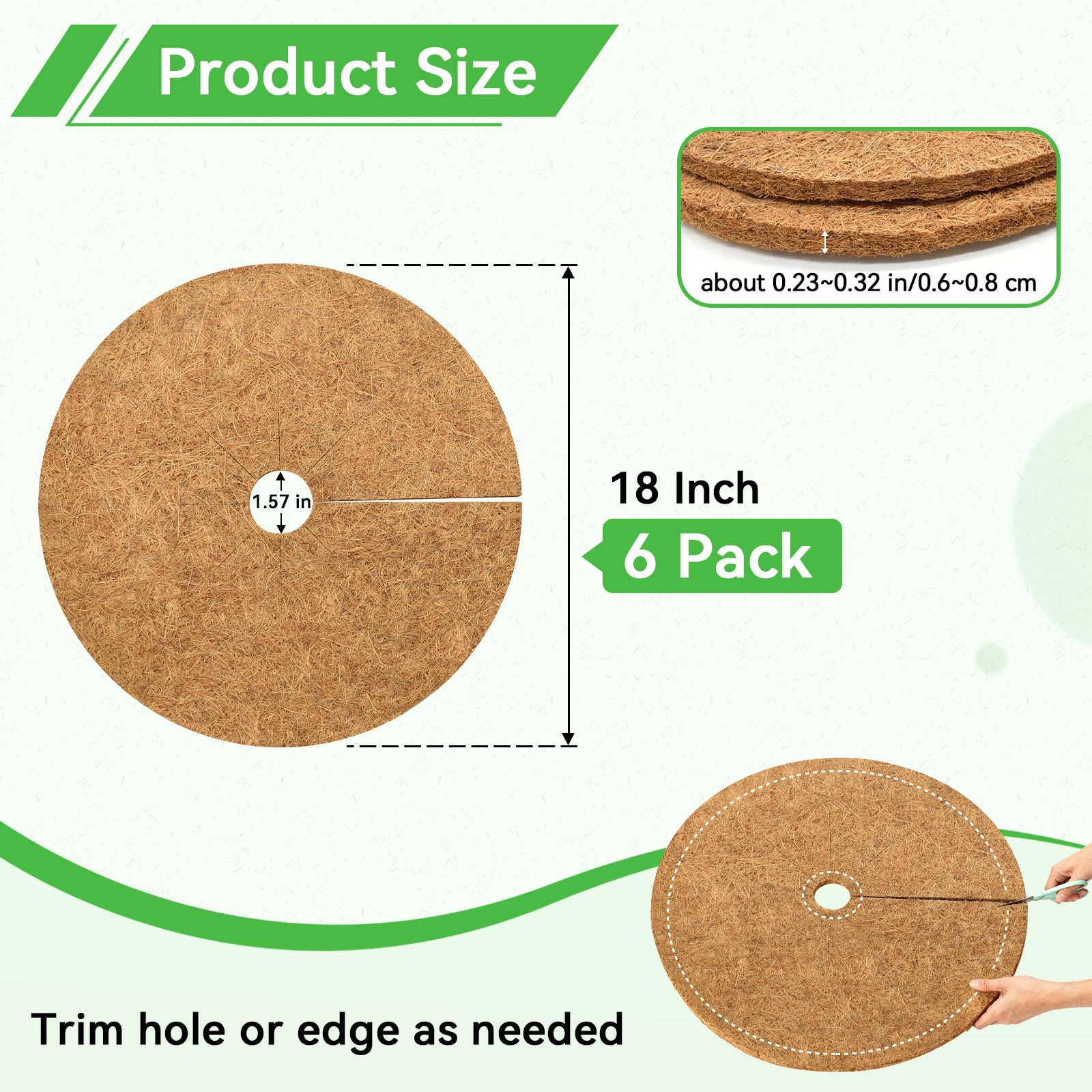 ZeeDix plant root protection ring supporting healthy roots and weed prevention.