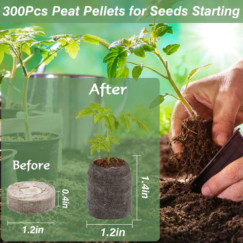 Zeedix seed starter pods with net cover enable tidy transport and reduce transplant shock.