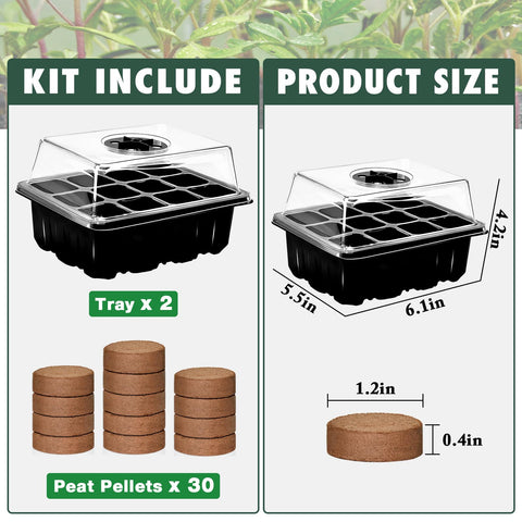 Zeedix stackable seed trays save space on balcony or shelf