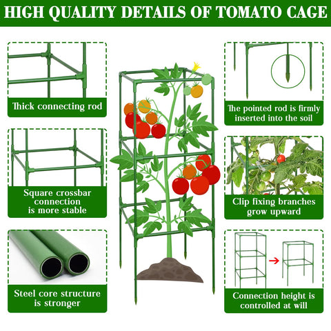 ZeeDix versatile design for tomatoes, cucumbers, and climbing plants