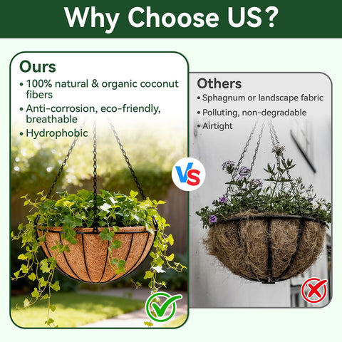 ZeeDix water-retention liner helps plants stay hydrated between waterings.