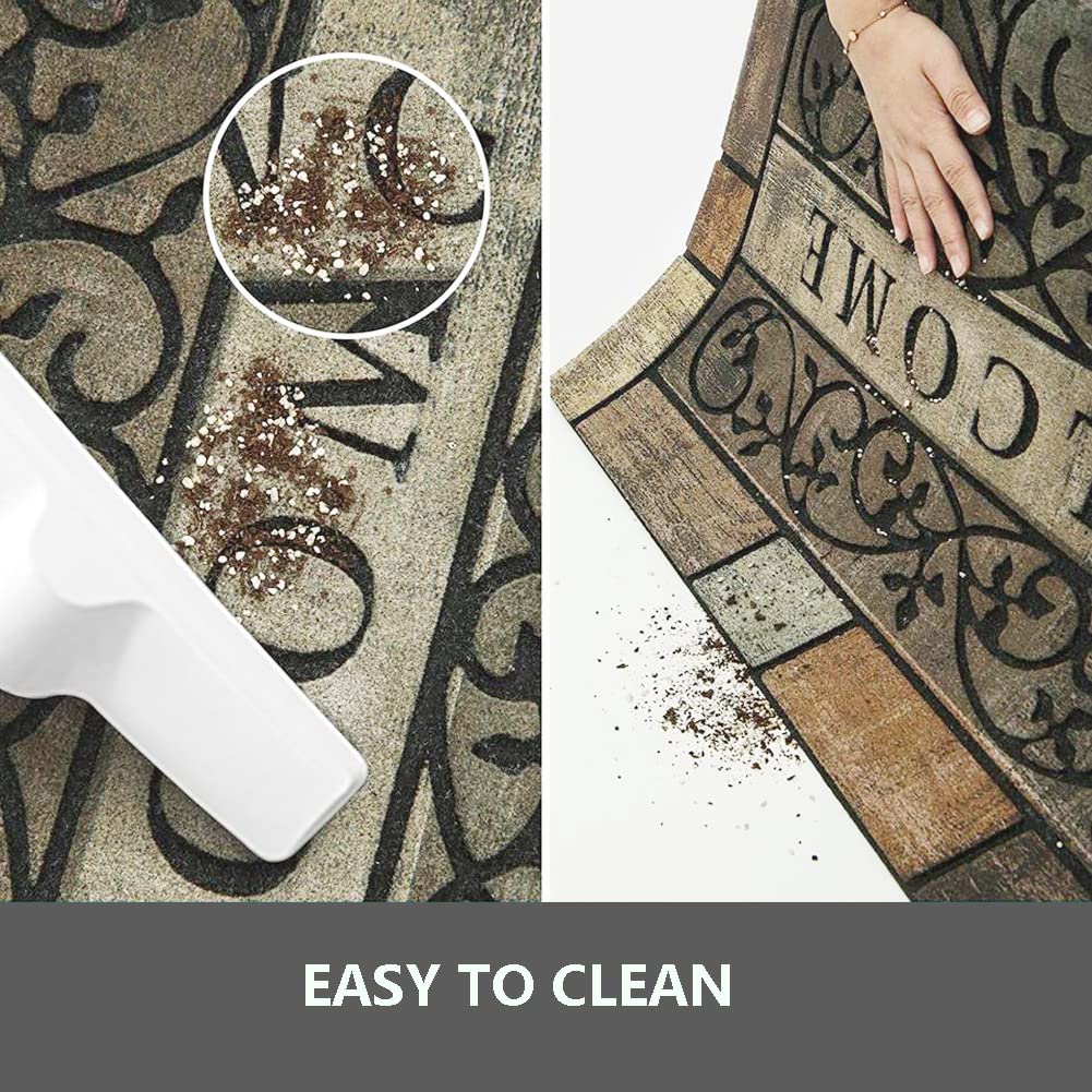 Zeeinx Welcome Door Mat outdoor placement at entryway suits front and back doors.