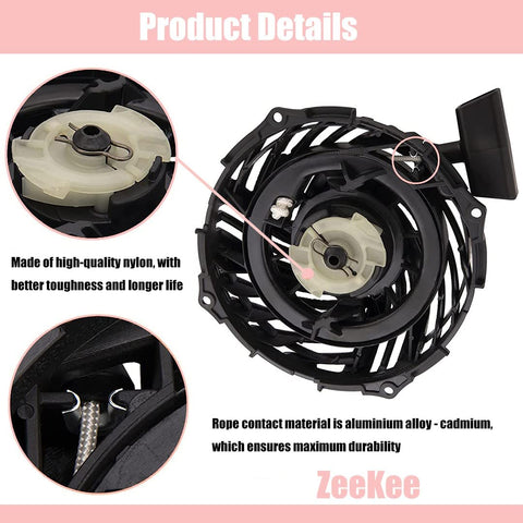 ZeeKee compatibility chart displays Briggs & Stratton 550EX fit range.