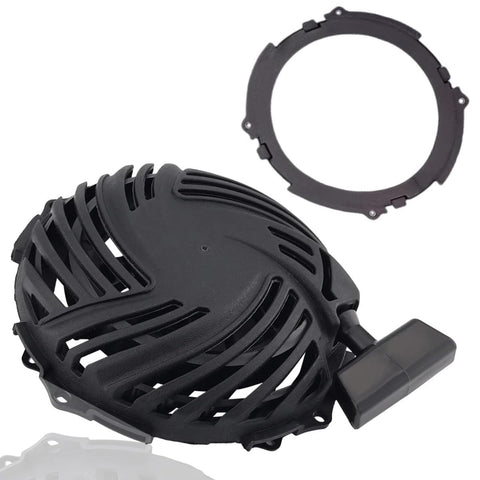 ZeeKee recoil starter assembly close-up for Briggs & Stratton 140cc engines enhances starting reliability.