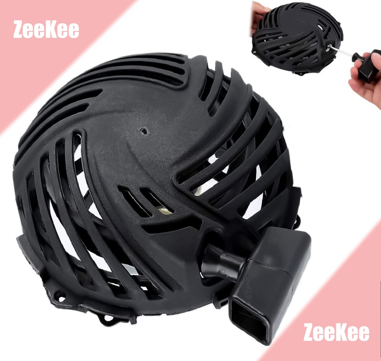 ZeeKee yard machines 21-inch mower fit demonstration image.
