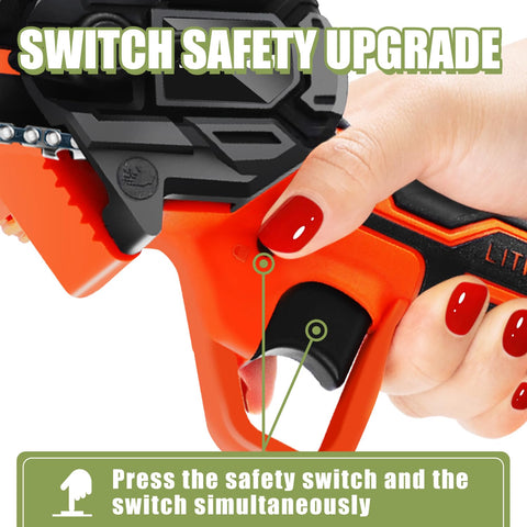 Zeeksaw dual-battery pack highlighting extended runtimes for longer projects.