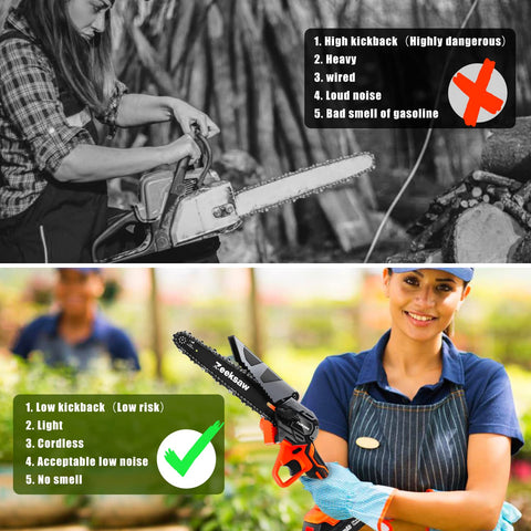 Zeeksaw carrying case and included gloves for safe storage.