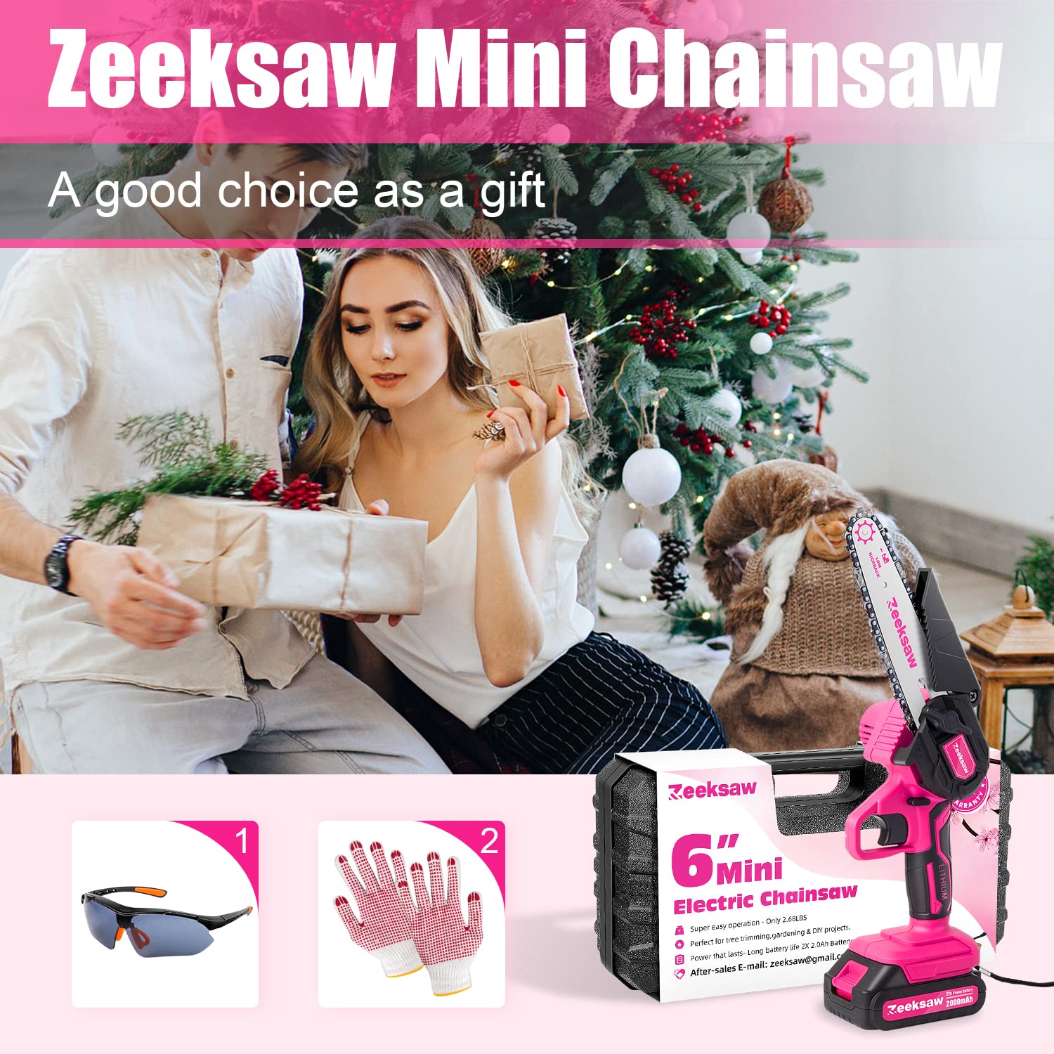 Zeeksaw included accessories for ready-to-use setup.