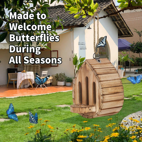 ZeenArt outdoor setup invites butterflies while enhancing garden aesthetics.