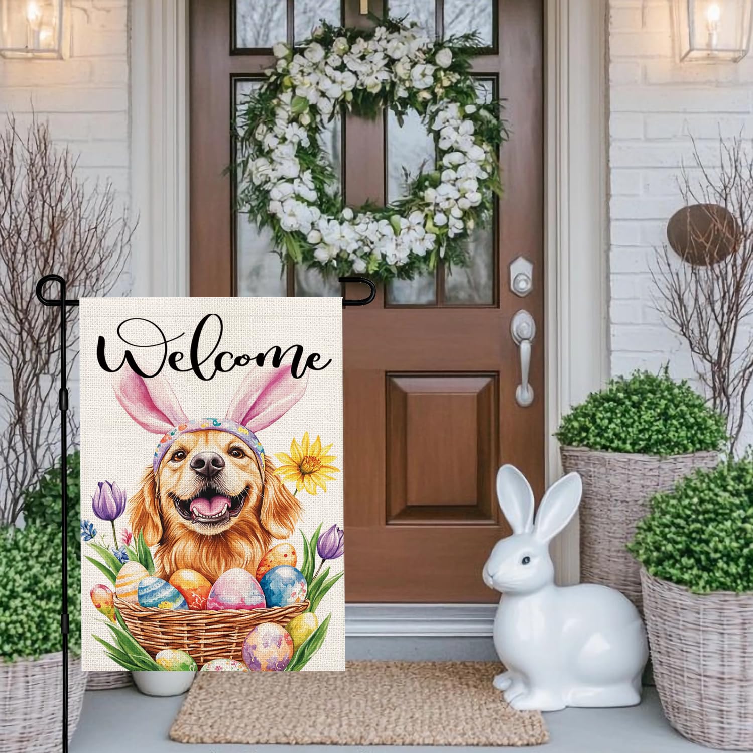 zeevly Easter flag makes a thoughtful gift for outdoor decor lovers.