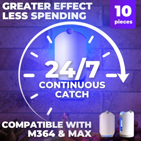 Zeewoo refill cartridges pack showing compatibility with multiple Zevo traps.