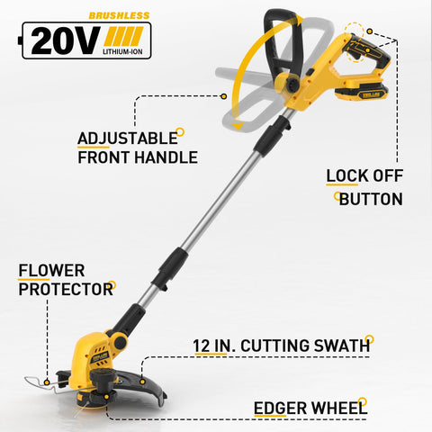 ZEGJAW 2-in-1 trimmer-edger simplifies yard work