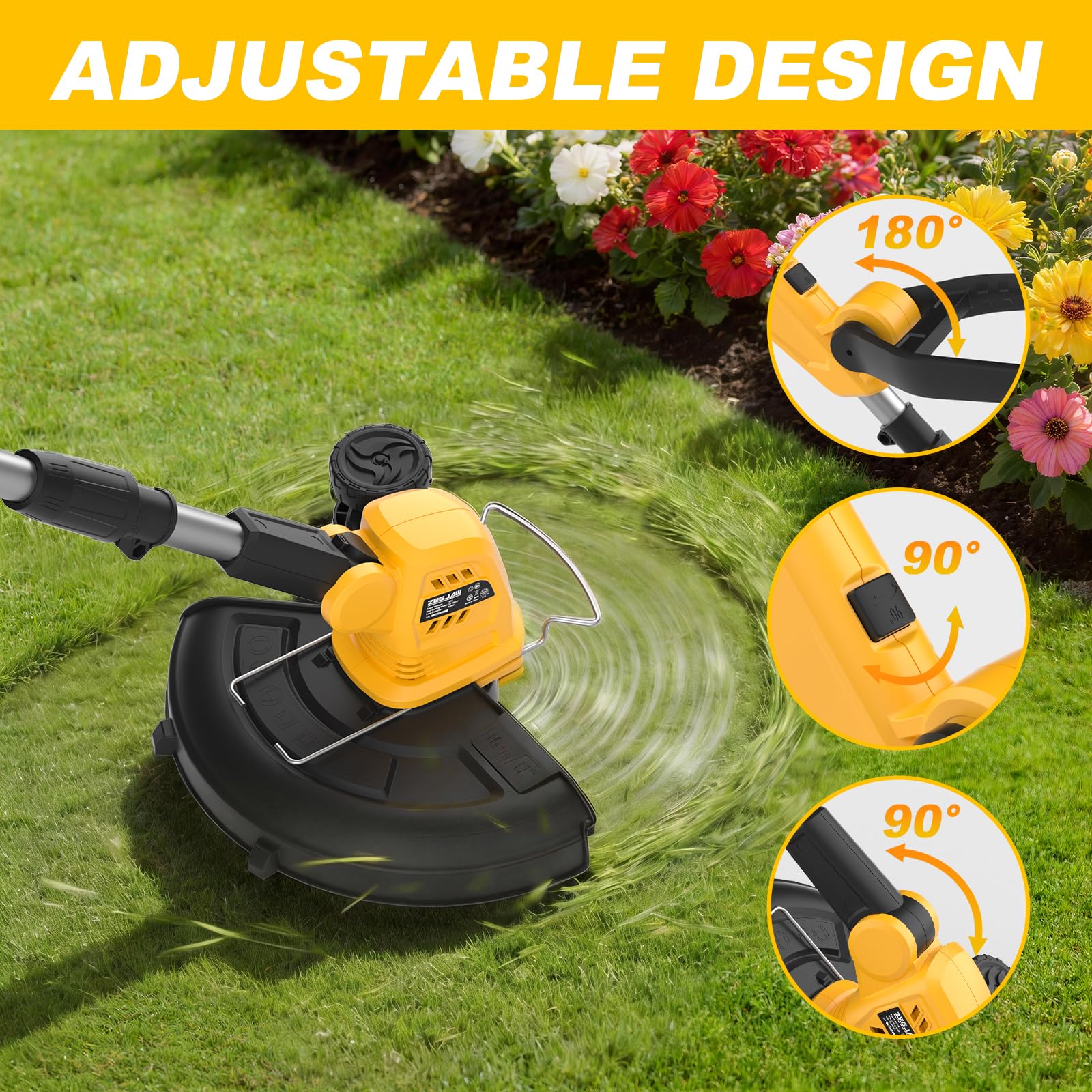 ZEGJAW automatic line-feed trimmer ensures clean cuts
