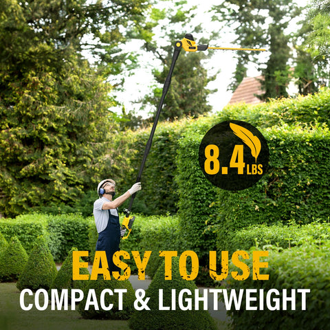 ZEGJAW ergonomic handle provides comfortable grip during trimming.