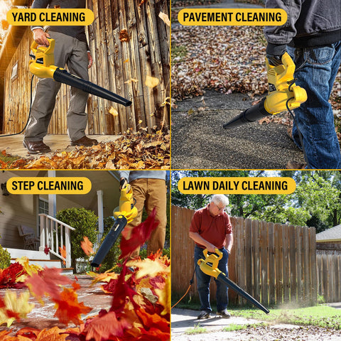 ZEGJAW leaf blower lightweight at 4-6 lbs for easy one-handed use.