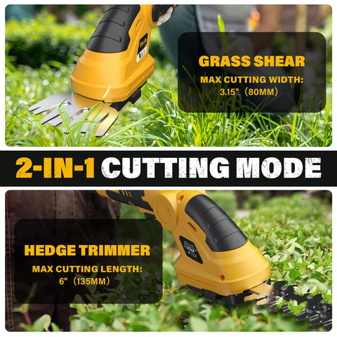 ZEGJAW lightweight trimmer at 2.56 pounds for easy handling.