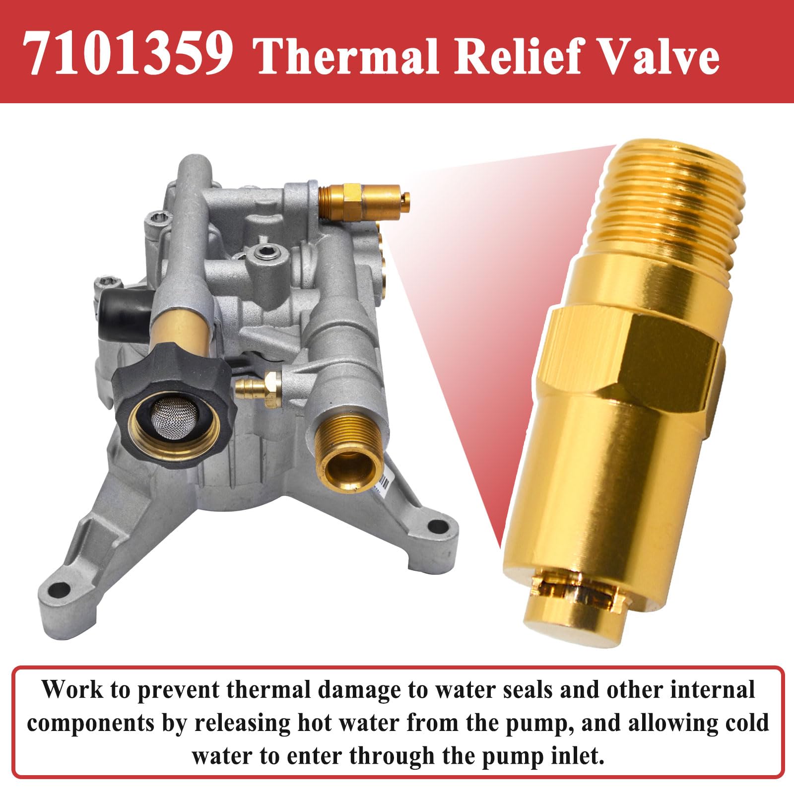Zeiboat 7101359 inlet-outlet view highlights thermal relief during operation.