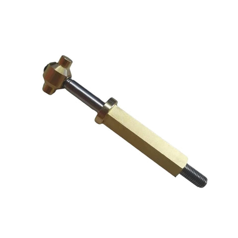 Zeiboat filter threaded rod close-up showing secure attachment for reliable filtration.
