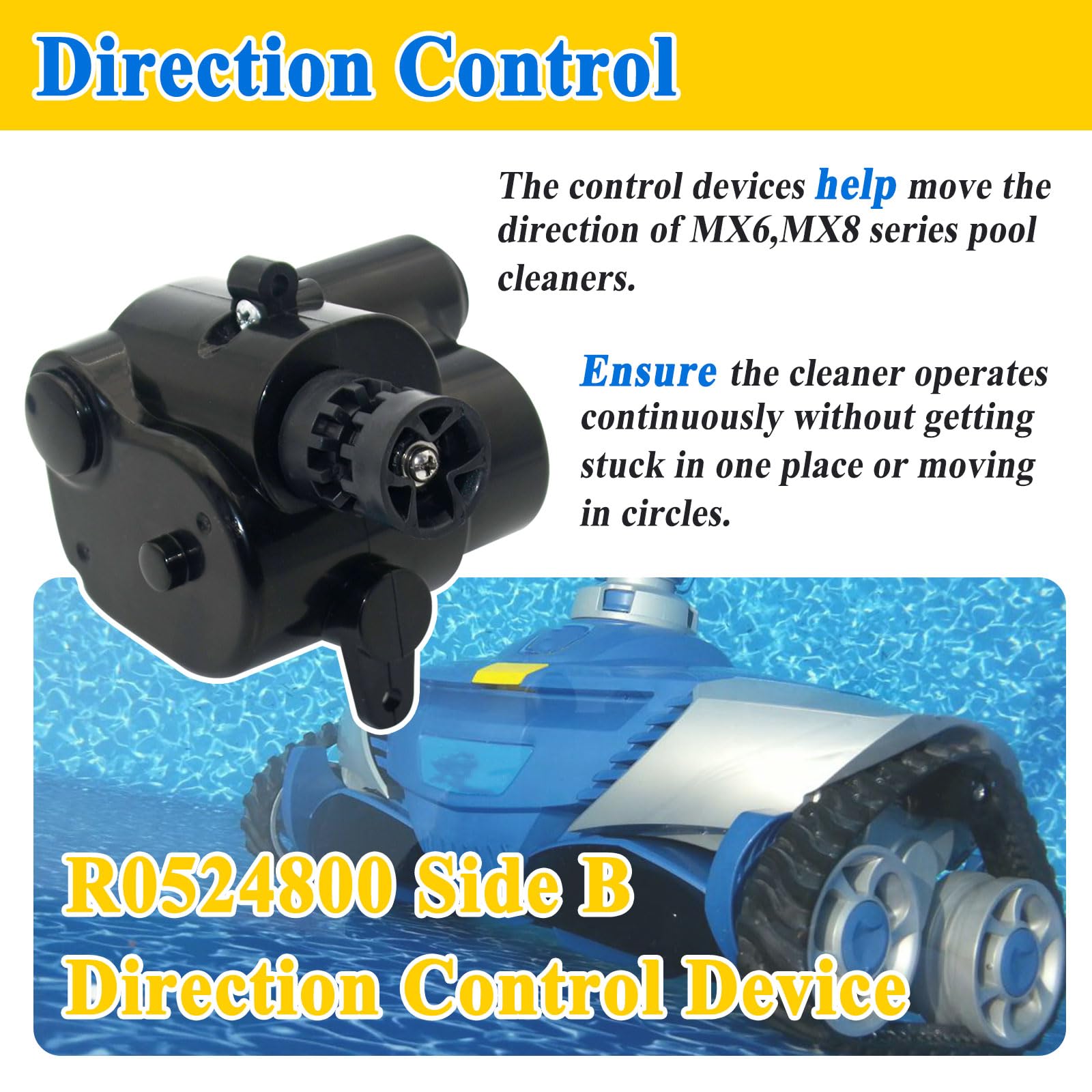 Zeiboat R0524800 upgraded plastic ensures durable pool cleaner components