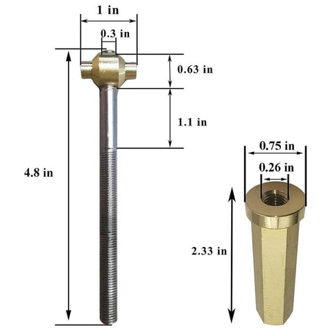 Zeiboat retainer clamp illustrates sturdy metal design for longevity.