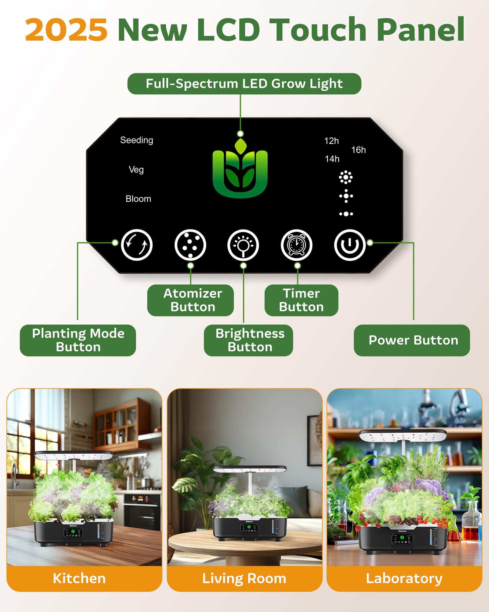 Zekeson 6L tank with visible water level supports low-maintenance watering