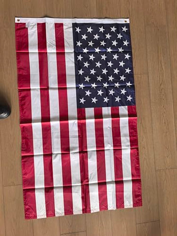 ZEKVY American Flag blackout middle layer ensures clear double-sided readability