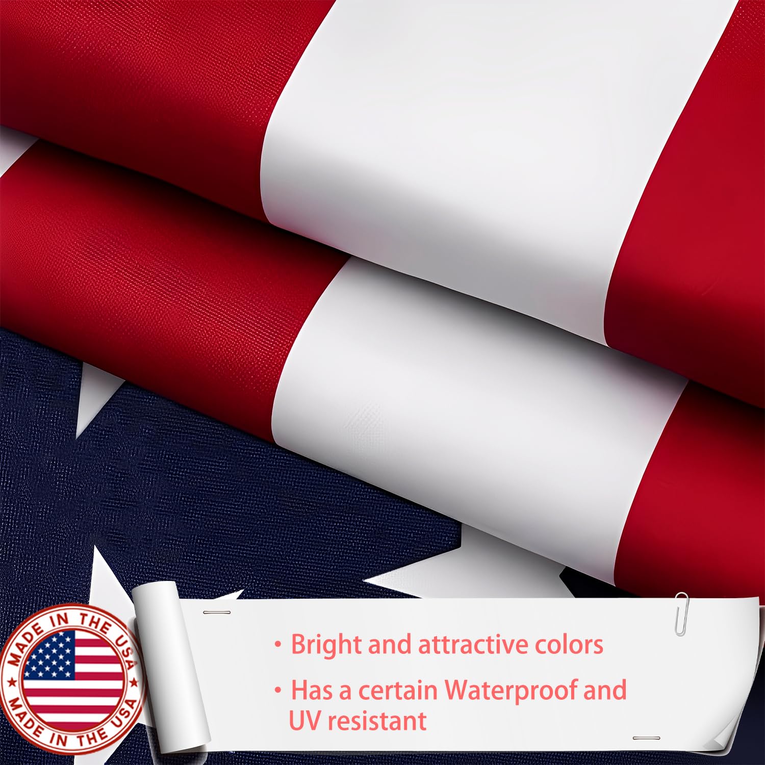 ZEKVY flag designed for high-distance visibility outdoors
