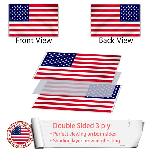 ZEKVY flag brass grommets enable quick mounting on poles or walls