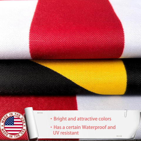 ZEKVY all-weather polyester flag designed for outdoor use
