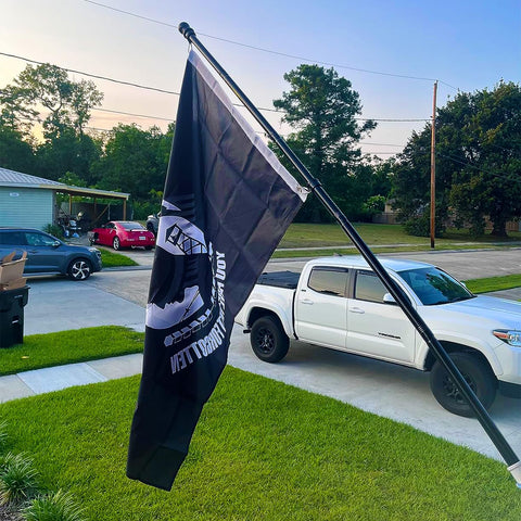 ZEKVY Pow Flag double-sided color display for outdoor patriotism