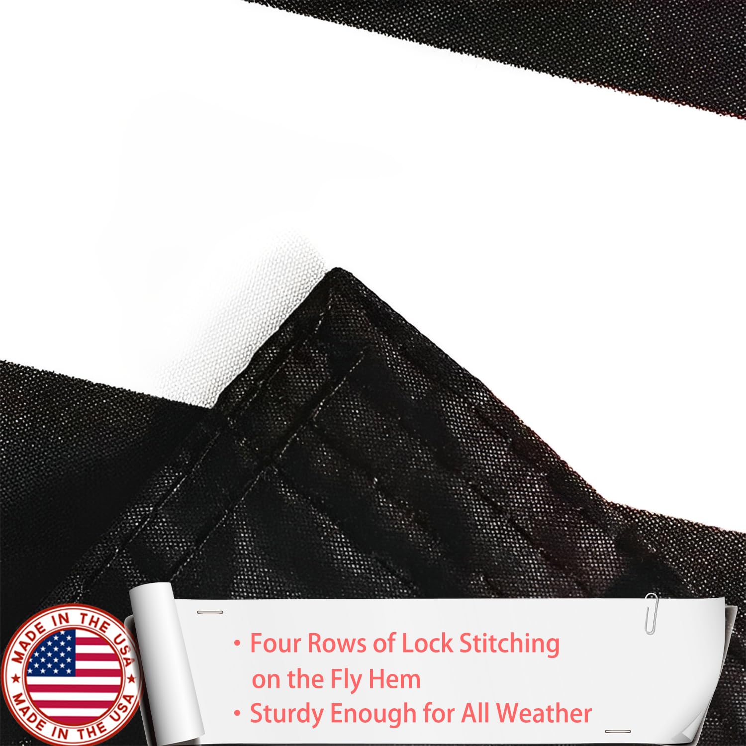 ZEKVY Pow Flag made in USA highlighting quality craftsmanship