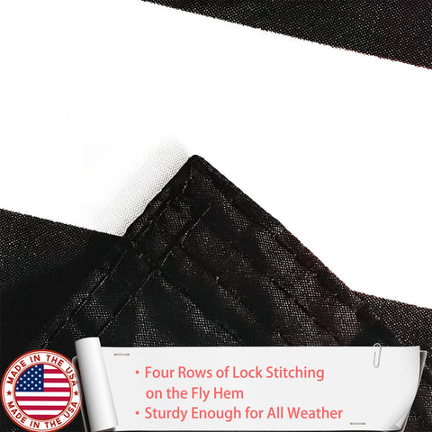 ZEKVY Pow Flag made in USA highlighting quality craftsmanship