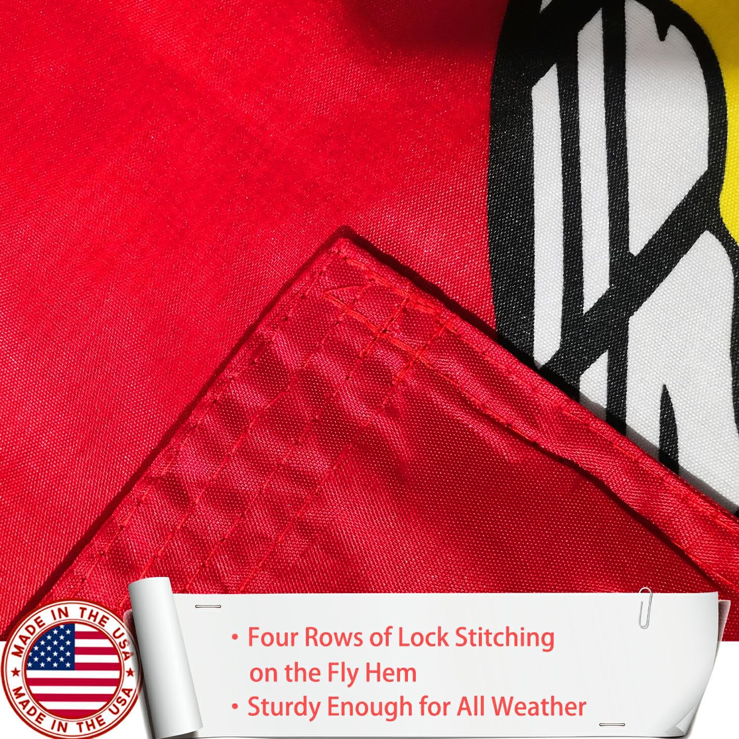 ZEKVY USMC flag weather-resistant design for year-round patriotic display