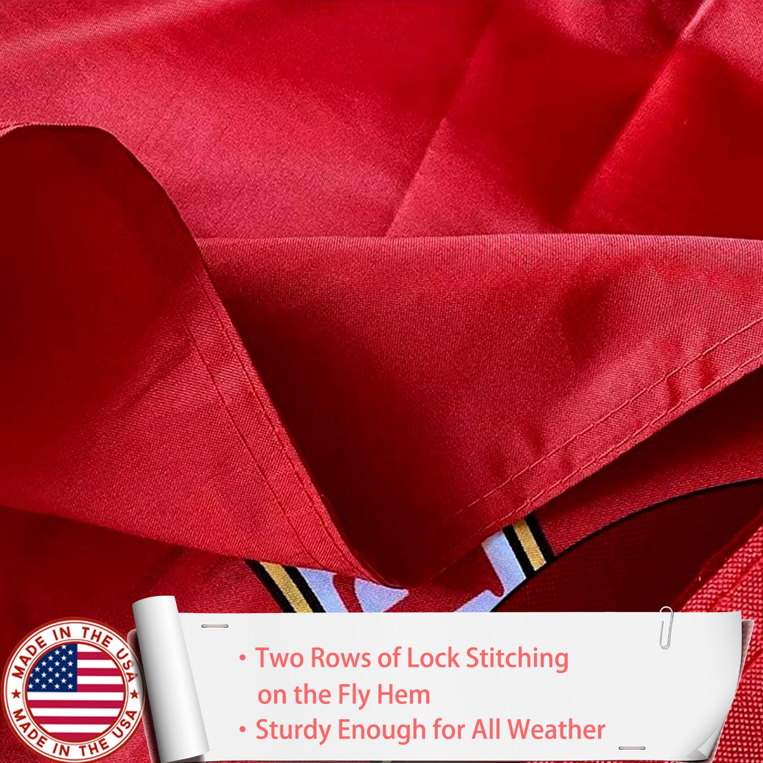 ZEKVY USMC flag made-in-usa showcasing quality craftsmanship and local production.