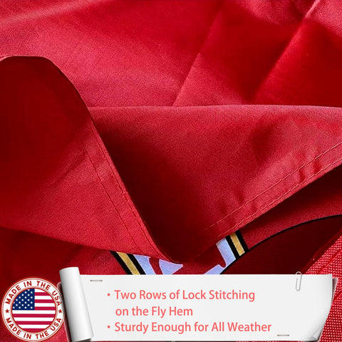 ZEKVY USMC flag made-in-usa showcasing quality craftsmanship and local production.