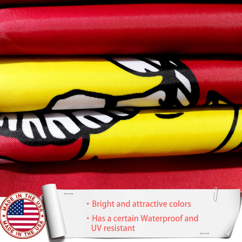 ZEKVY USMC flag ideal for home, office, or school decor.