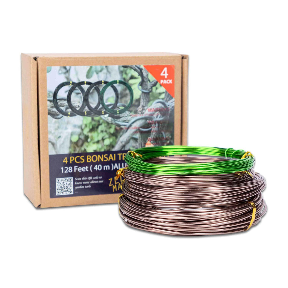 ZELARMAN Bonsai Wire 1.0mm coil close-up for precise shaping and stability