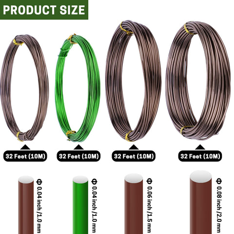 ZELARMAN Bonsai Wire 1.5mm coil ideal for medium branches and sturdy support