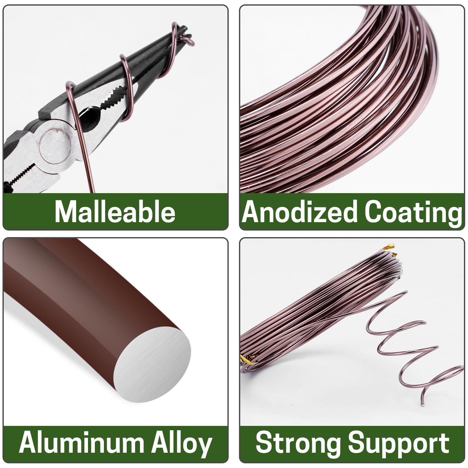 ZELARMAN Bonsai Wire 2.0mm coil for thicker trunks and strong holds