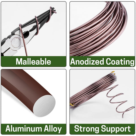 ZELARMAN Bonsai Wire 2.0mm coil for thicker trunks and strong holds